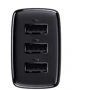 Зарядное устройство Baseus Wall Charger 3xUSB Compact 17W Black (CCXJ020101): Сила тока 2.4А и более
