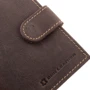 Чоловіча візитниця DNK Leather коричнева (DNKTW-04-MH-brown): Формат гаманця вертикальний