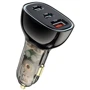 Зарядное устройство WIWU Car Charger PC700 2xUSB-C+USB 80W Black