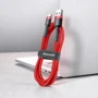 Кабель Baseus USB Cable to USB-C Cafule 2A 3m Red (CATKLF-U09) фото 9
