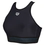 Спортивный топ Аrena W Bra Top Cross Back 003620-500 42 черный: Состав Эластан, Полиамид