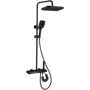 Душевая система Lefton Thermostatic Shower System with 5 Water Modes and Temperature Display Screen-SST2206 Matt Black