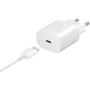 Зарядное устройство Samsung USB-C Wall Charger with Cable USB-C 25W White (EP-TA800XWEGRU): Кабель в комплекте USB-C