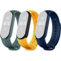 Набор ремешков Xiaomi Original Strap Navy Blue/Yellow/Mint Green 3шт (BHR4640GL) for Xiaomi Mi Smart Band 5/6