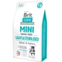 Сухой корм Brit Care Mini GF Light and Sterilised для стерилизованных собак малых пород и чрезмерным весом Кролик и лосось 2 кг + 3 паучи 85 г (2700000049433)