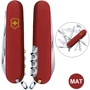 Мультитул Victorinox HUNTSMAN MAT красный матовый лак с желтым лого (Vx13713_M0008p)