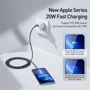 Кабель Baseus Cable USB-C to Lightning Crystal Shine 20W 2m Black (CAJY000301): Довжина 2 м