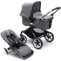 Универсальная коляска 2 в 1 Bugaboo Fox3 Graphite/ Grey Melange/ Grey Melange фото 17