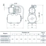 Насосная станция Sprut AUJS 110/24LN: Мощность, кВт 1.15