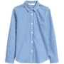 Рубашка H&M 512-3377775 140 см синяя
