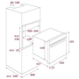 Духовой шкаф электрический Teka HLC 8440 C BK (111160012): Размеры 59.5x45.5x55.9 см