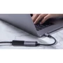 Адаптер Baseus Adapter USB-C to USB-C + Mini DisplayPort Deep Gray (CAHUB-Y0G): Колір сірий