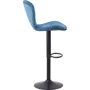 Барний стілець AMF Vensan Velvet Blue/Black (547644): Виробник AMF