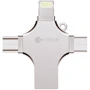 USB-флешка COTEetCI 128Gb U70 Four Interface 4-in-1 USB 3.0 Gold (CS8836-128)