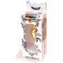 Анальная пробка с кристаллом BOSS of TOYS Boss Series - Jewellery Gold Heart PLUG Light Blue S, BS6400040