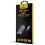 Адаптер Cablexpert Adapter USB-C to USB+USB-C+HDMI (A-CM-COMBO3-02): Колір серый