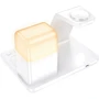 Зарядное устройство Hoco Wireless Charger CQ9 Crown 15W 3in1 White for iPhone 16 I 15 I 14 I 13 I 12 series: Особенности Для Apple Watch, MagSafe