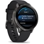 Смарт-часы Garmin Venu 4 41mm Slate with Black Silicone Band (010-03013-02)