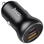 Зарядное устройство Hoco Car Charger USB+USB-C NZ5 PD+QC 5A 30W Black: Кабель в комплекте отсутствует