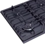 Варочная поверхность газовая Perfelli HGM 61664 BL: Количество конфорок 4