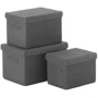 Набор корзин KELA Rimossa серый 3 шт (31280)