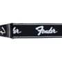Ремень гитарный FENDER STRAP 2" WEIGHLESS RUNNING LOGO BLACK/WHITE фото 3