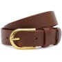 Женский ремень Borsa Leather коричневый (110v1genw51light-brown)