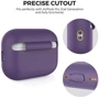 Чехол для наушников AhaStyle Silicone Case with strap Dark Purple (X003ECKN77) for Apple AirPods Pro 2 фото 2