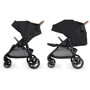 Прогулочная коляска Kinderkraft Grande 2020 Black (KKWGRANBLK000N): Ширина шасси 57 см
