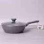 Сотейник Kamille 4275GR с крышкой: Материал корпуса Литой алюминий