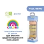 Бутылочка для кормления стеклянная Chicco Well-Being Colors, с силиконовой соской 0м+, 240 мл, оранжевая (28721.31): Материал стекло