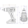 Шуруповерт Metabo SB 18 LT BL (602316840): Тип патрона быстрозажимной