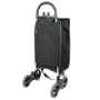 Сумка-тележка Aurora Avanti 4 Basic 50 Black/Grey Flower (926879): Цвет черный