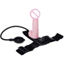Страпон LYBAILE Strap On with Pump Pink - 180x34 мм