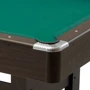 Більярдний стіл Garlando Virginia 6 Dark Walnut (VIRG6) (930463): Матеріал каркасу МДФ