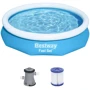 Бассейн Bestway семейный круглый 305-66 см (57458) (3200 л, фильтр-насос 220V) фото 2