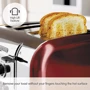 Тостер Morphy Richards 240133 Venture Red: Съемный поддон для сбора крошек есть
