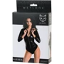 Боди Glossy Wetlook Alessia на молнии, S (black)