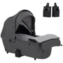 Коляска універсальна Carrello Epica CRL-8510/1 Iron Grey+дощовик (CRL-8510/1 iron grey): Можливість встановлення люльки есть