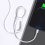 Кабель Baseus Cable USB-C to Lightning Cafule Metal PD 20W 1m White (CATLJK-A02) фото 7