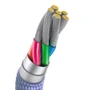 Кабель Baseus USB Cable to USB-C Crystal Shine Series 100W 1.2m Purple (CAJY000405) фото 3