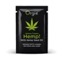 Пробник Возбуждающий гель для пар Orgie Hemp! Intense Orgasm, 2 мл, тепло-холод, эффект сильной вибрации