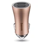 Зарядний пристрій Baseus USB Car Charger Golden 2xUSB 12W 2.4A Gold: Кількість USB-портів 2 USB