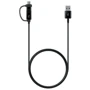 Зарядний пристрій Samsung Car Charger 15W ULC Dual Fast with Cable Black (EP-L1100WBEGRU): Кількість USB-портів 2