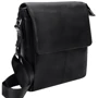 Мужская сумка планшет Borsa Leather черный (1t8871-black)