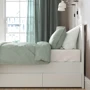 Каркас кровати с 4 корзинами ІКЕА SONGESAND 140х200 см (692.413.37) фото 5