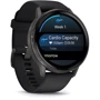 Смарт-годинник Garmin Venu 4 45mm Slate with Black Silicone Band (010-03014-00)