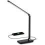 Офісна настільна лампа ANTEY LED 5W 2700-6400K 5V USB з бездротовою зарядкою (QM019)
