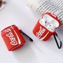 Чехол для наушников TPU Case Can Coca-Cola for Apple Airpods 2: Особенности С карабином