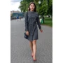 Платье FLFashion Хоо ХПХ 3257 44 графитовое повседневное до середины бедра
